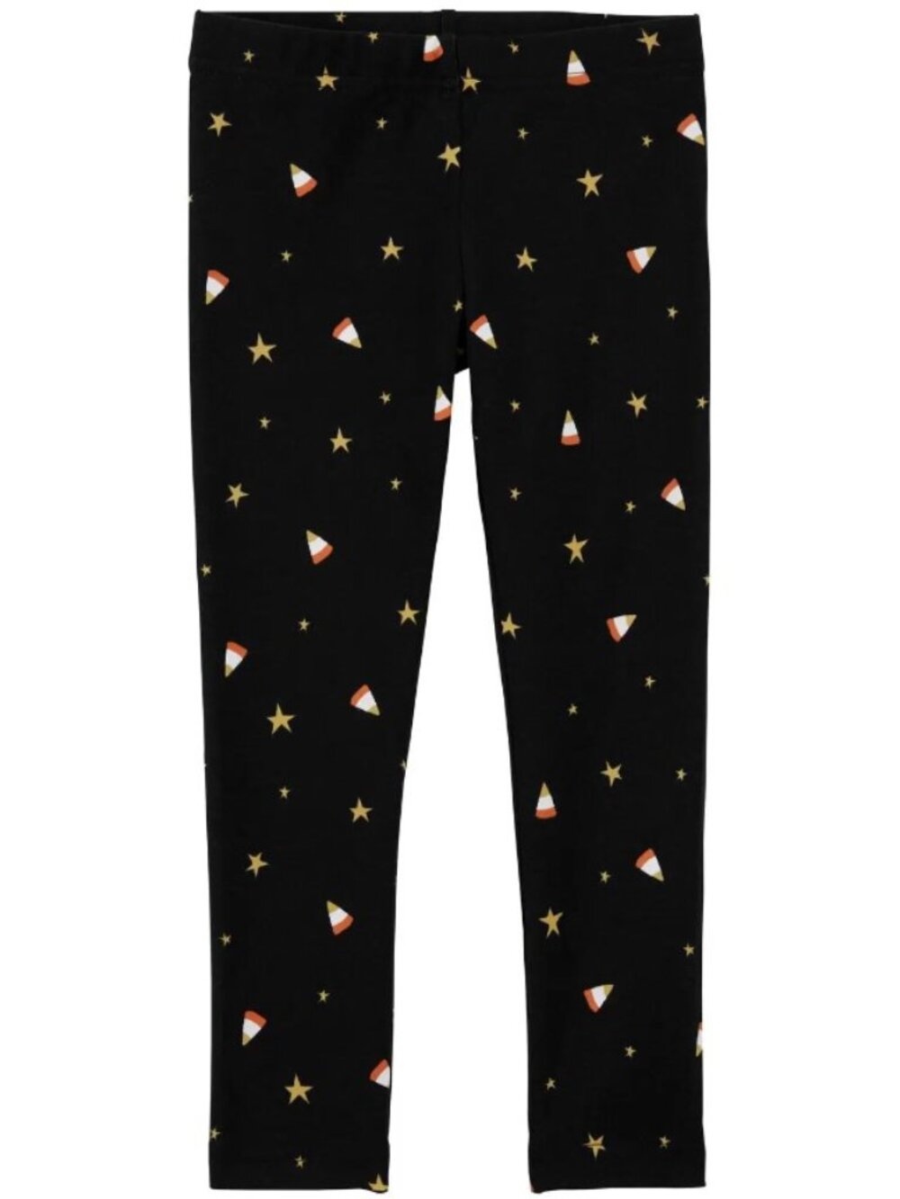 Carter's Baby Girls Halloween Black Candy Corn and Stars Print Leggings NWT Fall